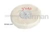 Imagen de Disco de algodón beige de Ø 80 mm - 40 telas