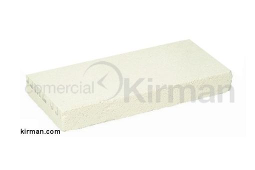 Imagen de Ladrillo refractario blanco de 230 x 115 x 30 mm