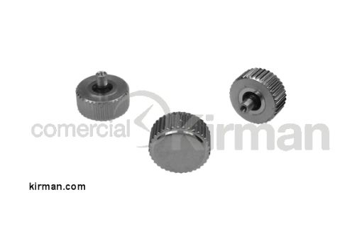 Imagen de Corona con doble junta sumergible con cuello cromada R90 Ø 4.00 T 200 mm