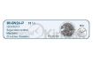 Imagen de Movimiento de pulsera mecánico automático Miyota 8N24 cromado tipo skeleton