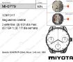 Imagen de Movimiento de pulsera de cuarzo Miyota 6P79