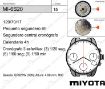 Imagen de Movimiento de pulsera de cuarzo Miyota 6S20