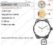 Imagen de Movimiento de pulsera ETA E61-111 con calendario a las 3h