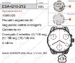 Imagen de Movimiento de pulsera ETA G10-212 con calendario a las 4h