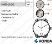 Imagen de Movimiento de pulsera de cuarzo Ronda 505 con calendario a las 6h