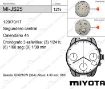 Imagen de Movimiento de pulsera de cuarzo Miyota JS25