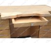 Imagen de Mesa de madera para relojeros con posabrazos y cajoneras