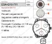Imagen de Movimiento de pulsera ETA G10-712 con calendario a las 4h