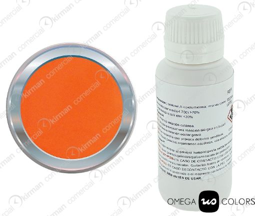 Imagen de Esmalte al frío base naranja fluorescente bote de 100 grs