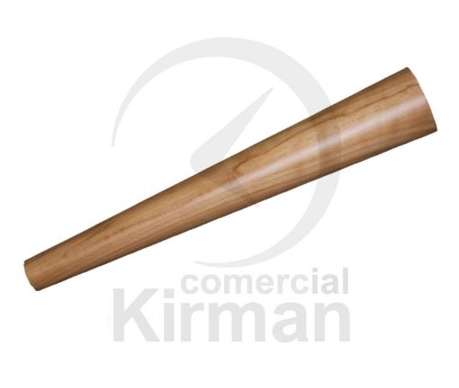 Imagen de Lastra de madera oval para pulseras.