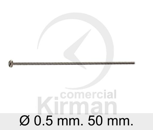 Imagen de Remache con media bola 50 mm.  (Ø 0.5 mm.) Plata 925