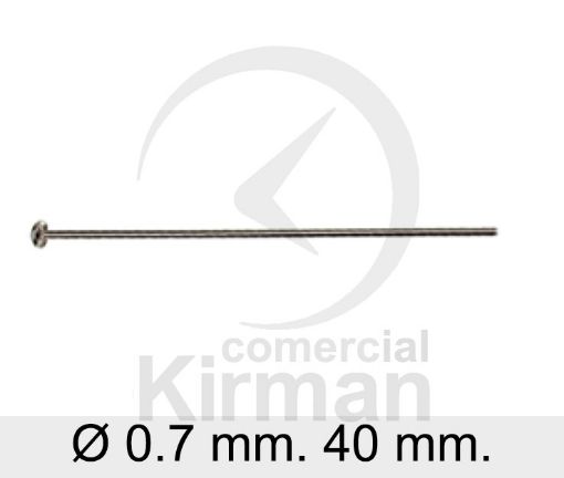 Imagen de Remache con media bola 40 mm.  (Ø 0.7 mm.) Plata 925