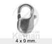 Imagen de Mosquetón plano 4 x 9 mm. Plata 925