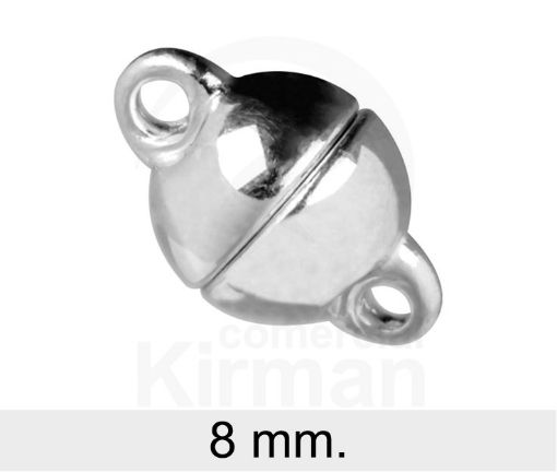 Imagen de Cierre de imán 8 mm. Plata 925