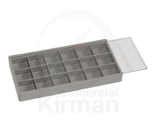 Imagen de Caja clasificadora con 18 divisiones