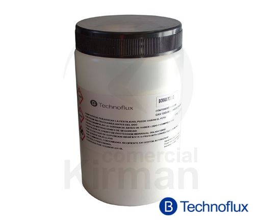 Imagen de Bórax en polvo Technoflux para fundir y soldar - 1 kg
