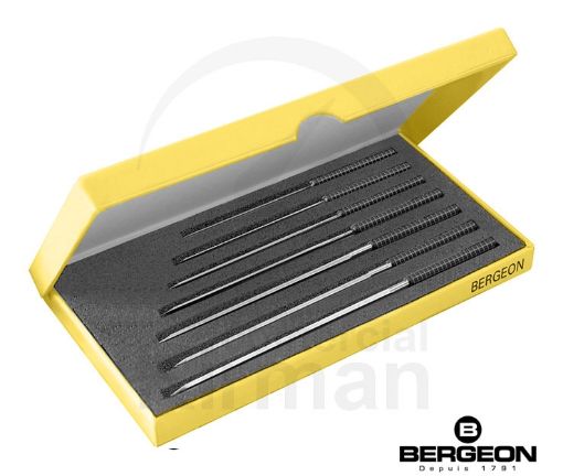 Imagen de Surtido de 7 alisadores Bergeon con mango de PVC - 30543-AP