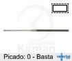 Imagen de Limatón Vallorbe plana - Picado 0 basto L: 200 mm - LA2401-200-0