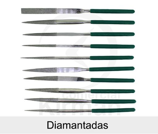 Imagen de Surtido de 10 limas diamantadas