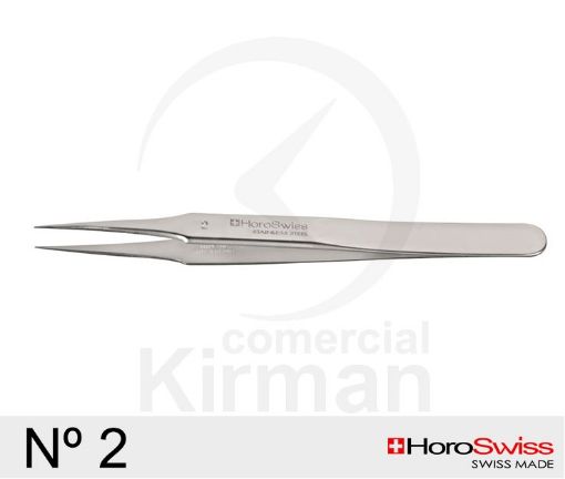 Imagen de Pinza antimagnética Horoswiss Nº 2 - MSA 12.812-2