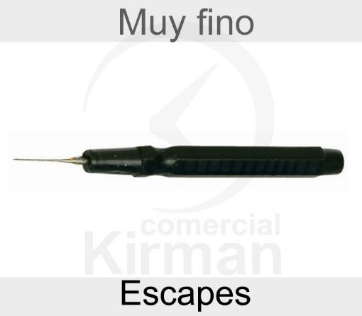 Imagen de Aceitador de plástico negro para escapes con punta muy fina - MSA 17.001-E