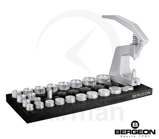 Imagen de Prensa Bergeon para cerrar fondos y colocar cristales - 5500-A