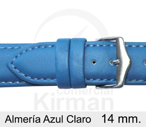 CORREA PIEL AZUL CLARO