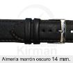 CORREA PIEL MARRON OSCURO