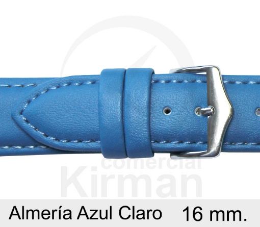 CORREA PIEL AZUL CLARO