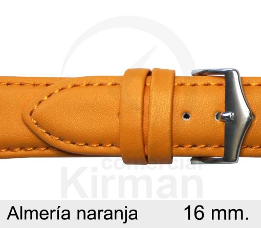 CORREA PIEL NARANJA OSCURO