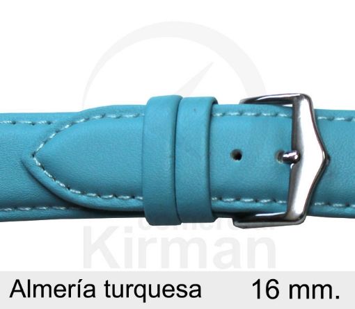 CORREA PIEL TURQUESA