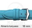 CORREA PIEL TURQUESA