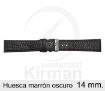 CORREA PIEL MARRÓN OSCURO