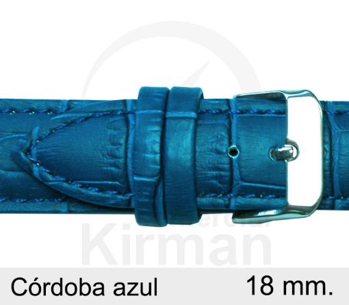 CORREA PIEL AZUL