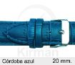 CORREA PIEL AZUL