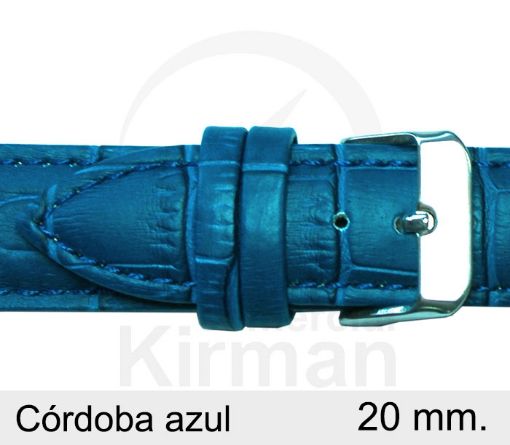 CORREA PIEL AZUL