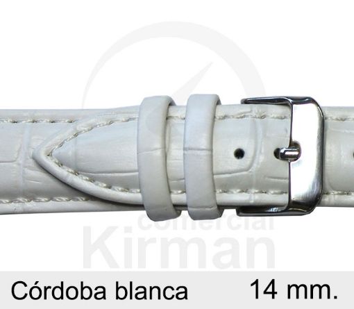 CORREA PIEL BLANCO