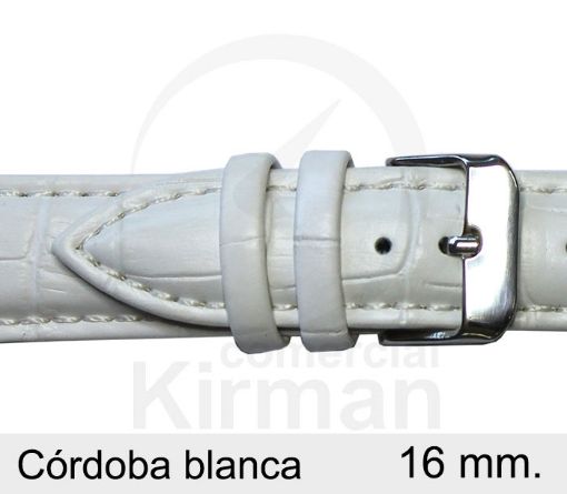 CORREA PIEL BLANCO