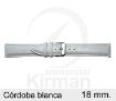 CORREA PIEL BLANCO