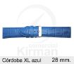 CORREA PIEL AZUL