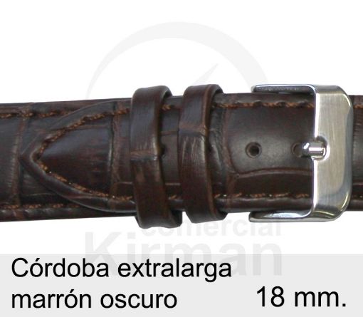 CORREA PIEL MARRON OSCURO