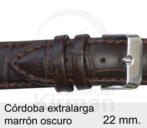 CORREA PIEL MARRON OSCURO