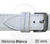 CORREA PIEL BLANCO