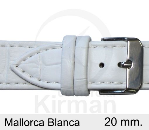 CORREA PIEL BLANCO