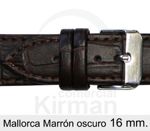CORREA PIEL MARRÓN OSCURO