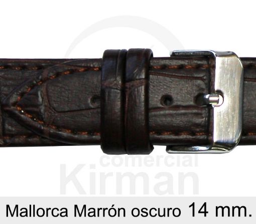 CORREA PIEL MARRÓN OSCURO