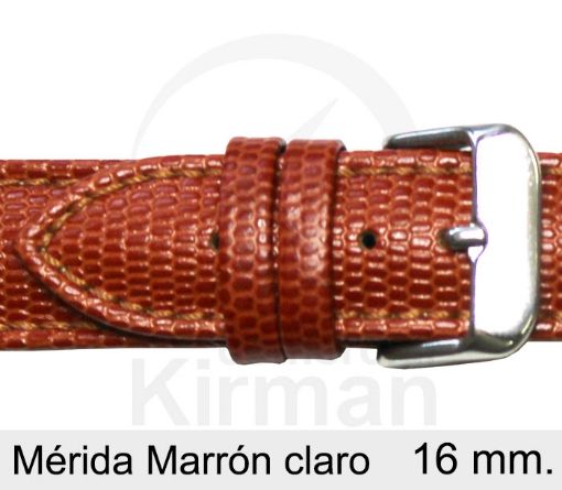 CORREA PIEL MARRON CLARO