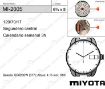 Imagen de Movimiento de pulsera de cuarzo Miyota 2005