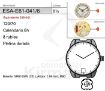 Imagen de Movimiento de pulsera ETA E61-041 con calendario a las 6h