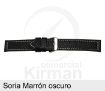 CORREA PIEL MARRÓN OSCURO